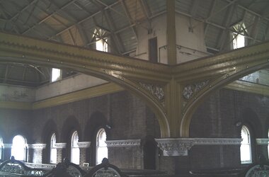 Abbey Mills pumping station in London 