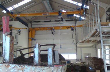 ABUS overhead travelling crane DLVM and wall jib crane LW and column jib crane VS