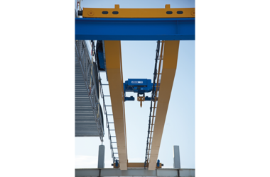 ABUS double girder overhead travelling crane with double rail trolley