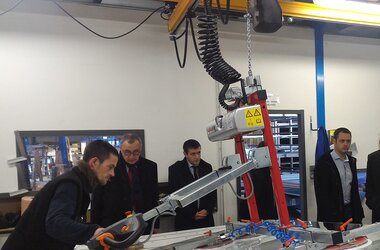 Demonstration of the HB System in French company Miroiterie Righetti