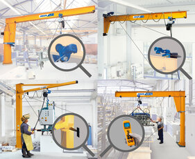 The additional equipment for jib cranes