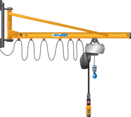 Figure ABUS wall-mounted jib crane LW