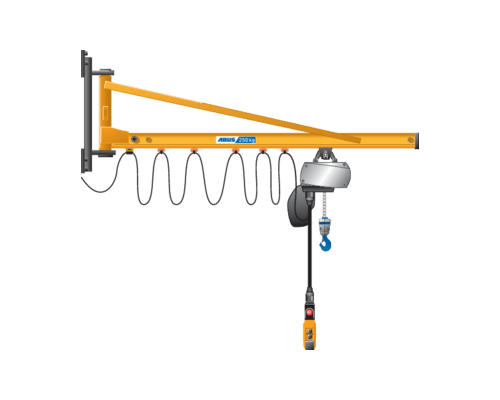 Figure ABUS wall-mounted jib crane LW