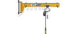 Illustration ABUS wall-mounted jib crane LWX